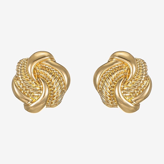 Monet Jewelry 20mm Knot Stud Earrings
