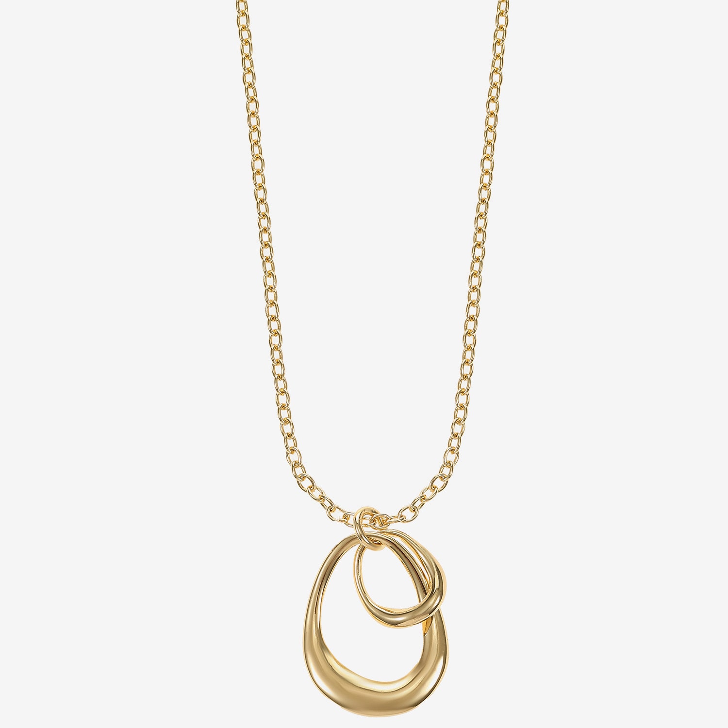 Liz Claiborne Teardrop Womens 17 Inch Pendant Necklace