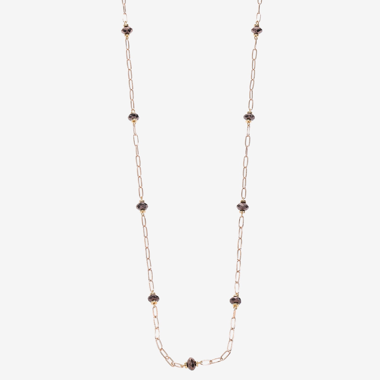 Liz Claiborne Two Tone Beaded Womens 36 Inch Strand Necklace