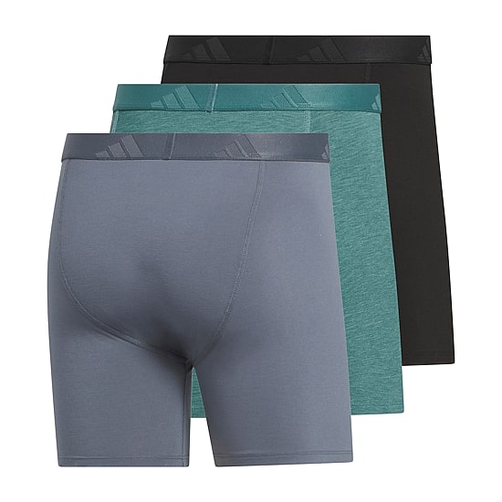 adidas Luxe Comfort Mens 3 Pack Boxer Briefs 5159307