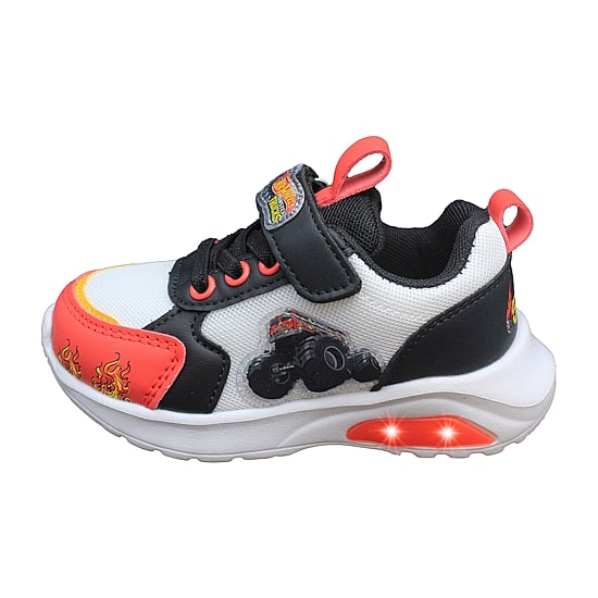 Hot Wheels Monster Trucks Toddler Boys' Light-Up 9 Toddler Boys Hot Wheels Sneakers