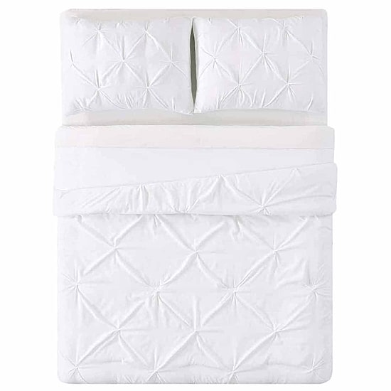 My World Pleated Reversible Duvet Set