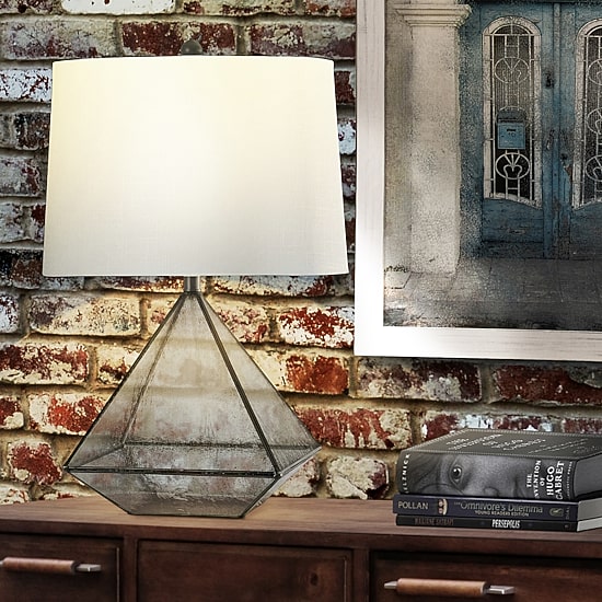 Stylecraft Burke Glass Table Lamp