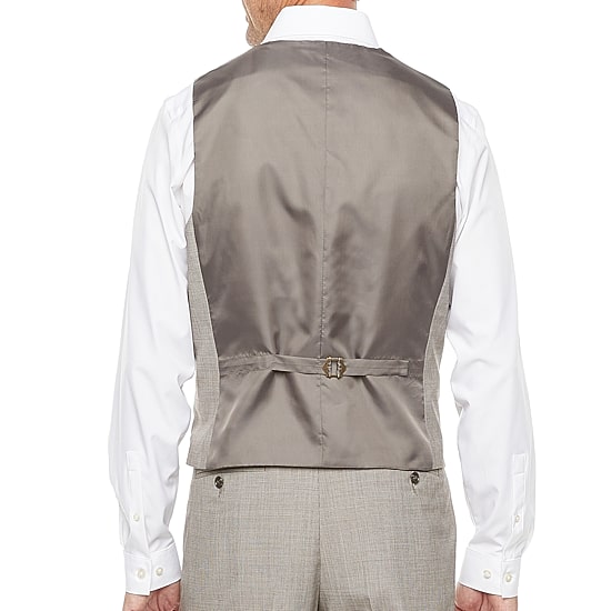 Stafford Coolmax All Season Ecomade Mens Big and Tall Stretch Fabric Classic Fit Suit Vest