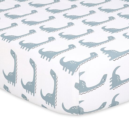 The Peanutshell Dinosaur 4-pc. Crib Sheet