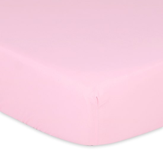 The Peanutshell Pink Butterfly 4-pc. Crib Sheet