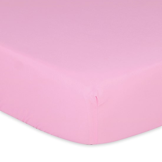 The Peanutshell Pink Butterfly 4-pc. Crib Sheet
