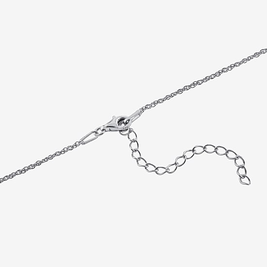 Womens Enhanced Blue Turquoise Sterling Silver 18 Inch Pendant Necklace