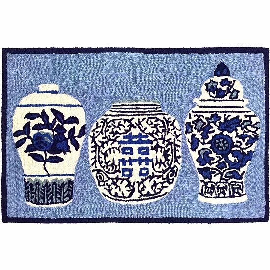Liora Manne Frontporch Ginger Jars Indoor/OutdoorRug