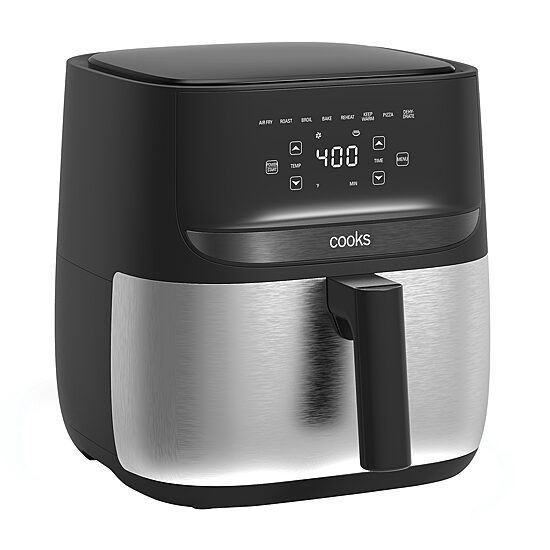 Cooks 6 Quart Air Fryer Touchscreen