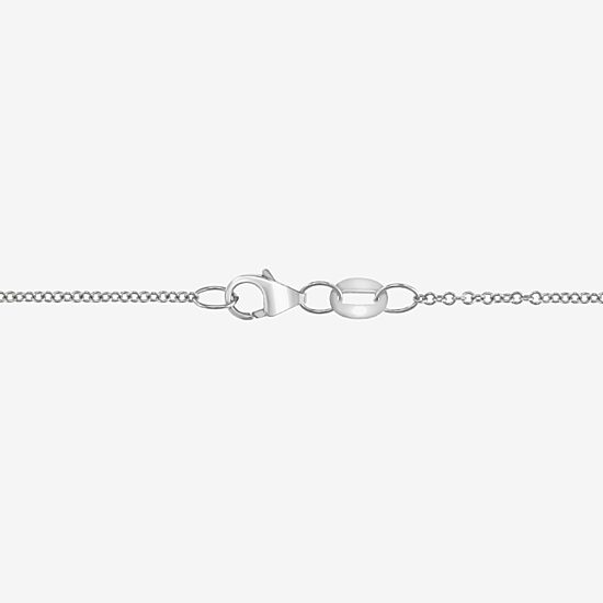 Effy Final Call Womens 1/10 CT. T.W. Genuine Blue Topaz 14K Gold 18 Inch Pendant Necklace