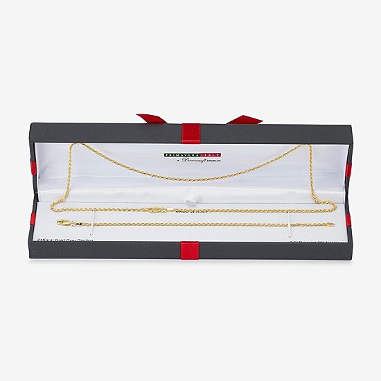 Made in Italy Womens 24K Gold Over Silver 2-pc. Jewelry Set