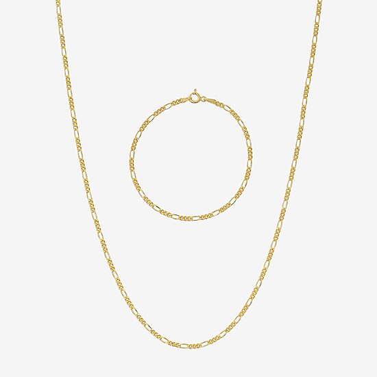 Made in Italy Womens 24K Gold Over Silver 2-pc. Jewelry Set