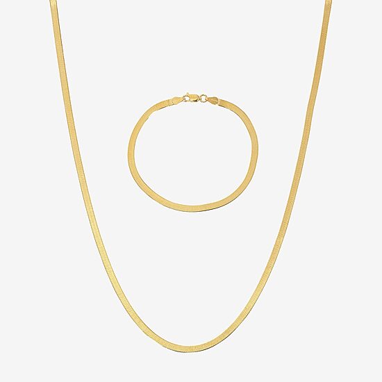 Made in Italy Womens 24K Gold Over Silver 2-pc. Jewelry Set