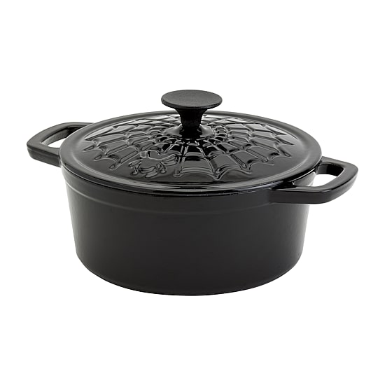 Smith & Clark Spiderweb Cast Iron 3-qt. Dutch Oven with Lid