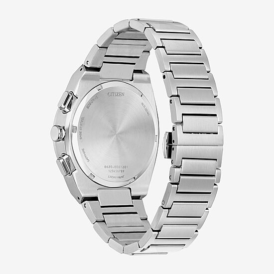 Citizen Modern Axiom Mens Chronograph Silver Tone Stainless Steel Bracelet Watch Ca4580-50e