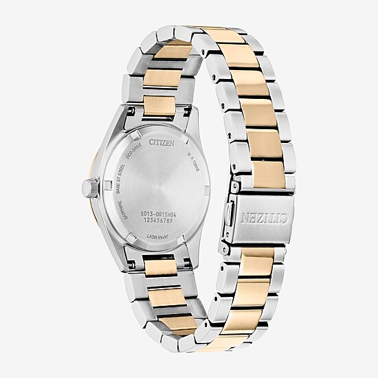 Citizen Sport Luxury Womens Two Tone Stainless Steel Bracelet