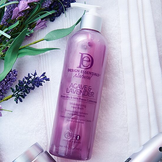 Design Essentials Agave & Lavender Moisturizing & Strengthening Shampoo 12 oz.