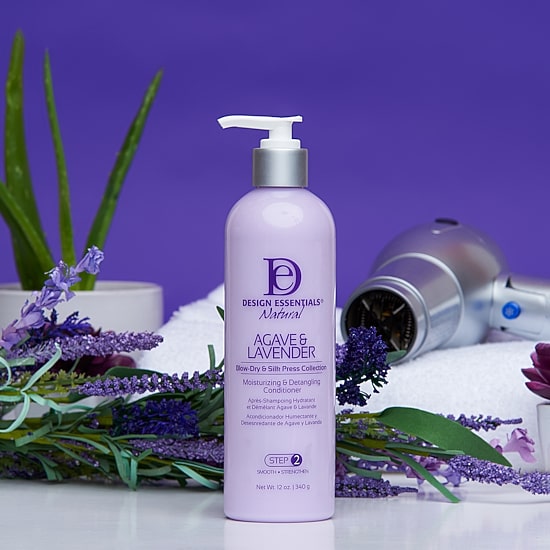 Design Essentials Agave & Lavender Moisturizing & Detangling Conditioner 12 oz.