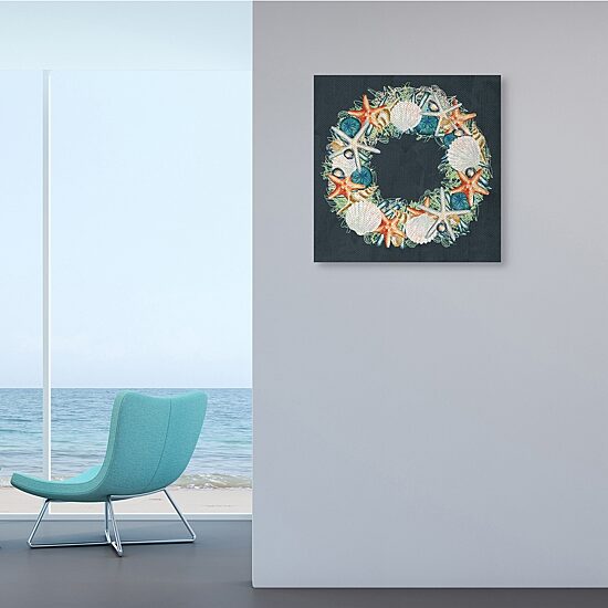 Stupell Industries Starfish And Nautical Sea Shell Canvas Art