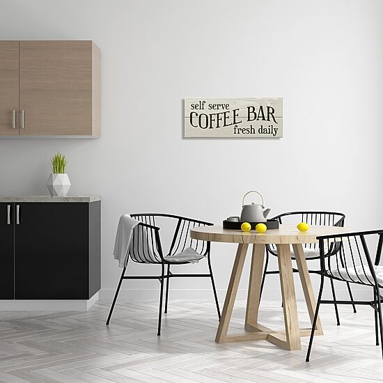 Stupell Industries Self Serve Coffee Bar Canvas Art