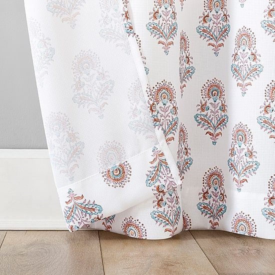No 918 Avie Grommet Top Sheer Single Curtain Panel
