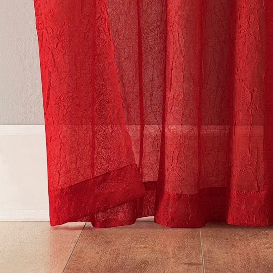 No 918 Krista Tab Top Sheer Single Curtain Panel