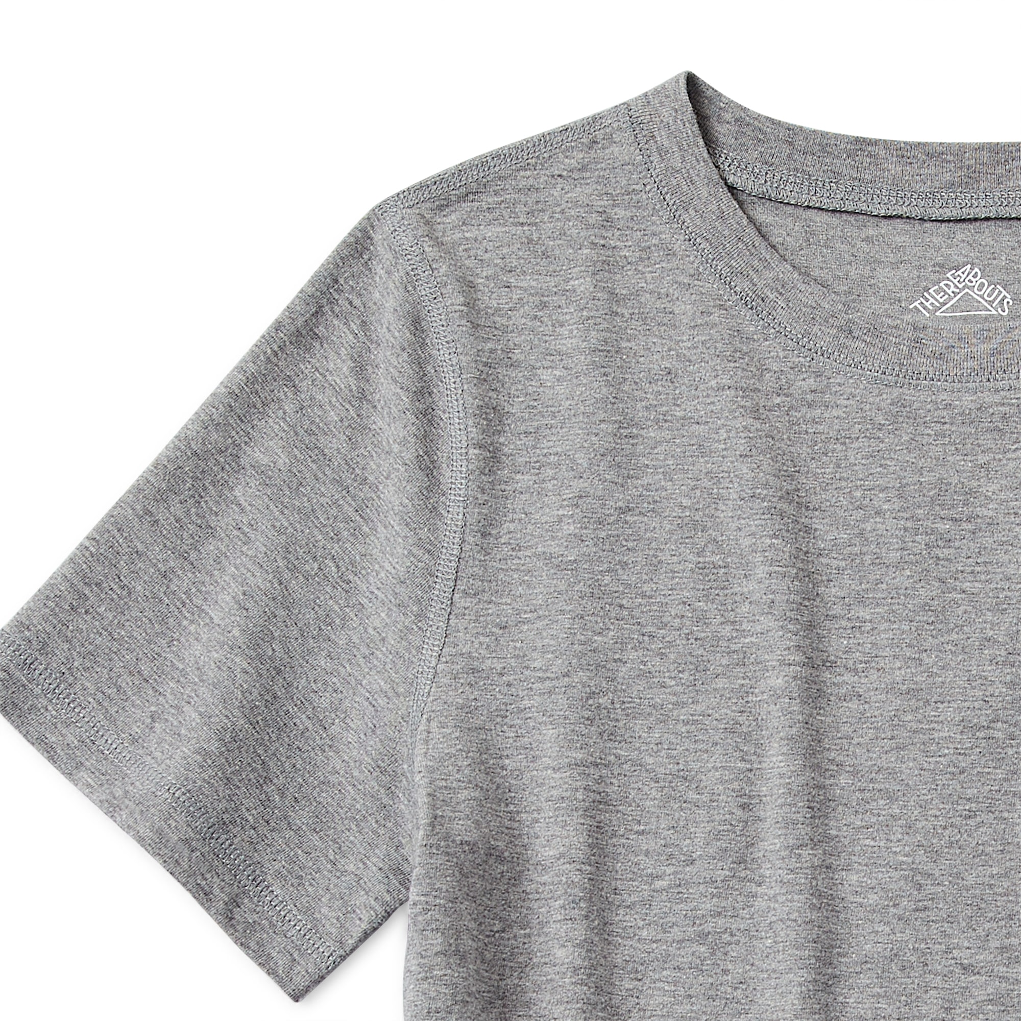 Thereabouts Little & Big Kid Boys Sensory Friendly Crew Neck Short Sleeve Adaptive T-Shirt