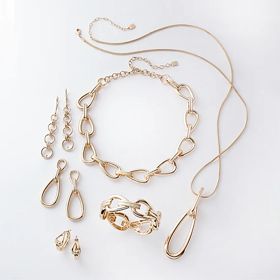 Worthington Gold Tone Womens Stretch Bracelet