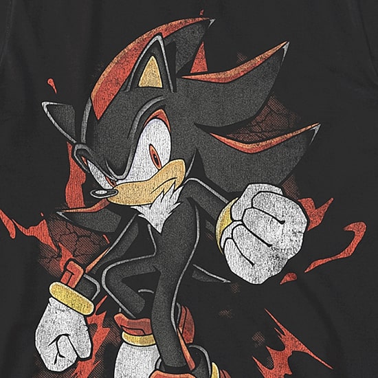 Little & Big Kid Boys Crew Neck Short Sleeve Relaxed Fit Sonic the Hedgehog Graphic T-Shirt