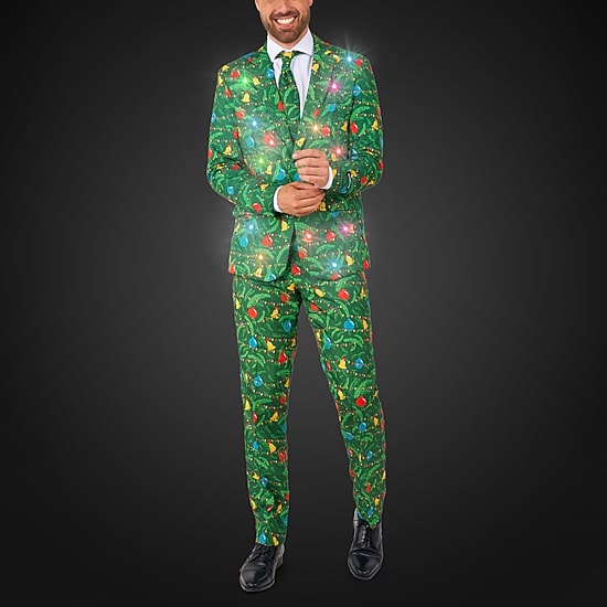 Suitmeister Christmas Mens 3-pc. Suit Set