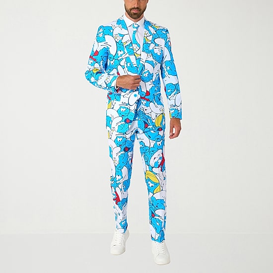 Opposuits Smurf Mens 3-pc. Suit Set