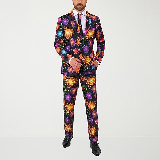 Suitmeister Fireworks Mens 3-pc. Suit Set