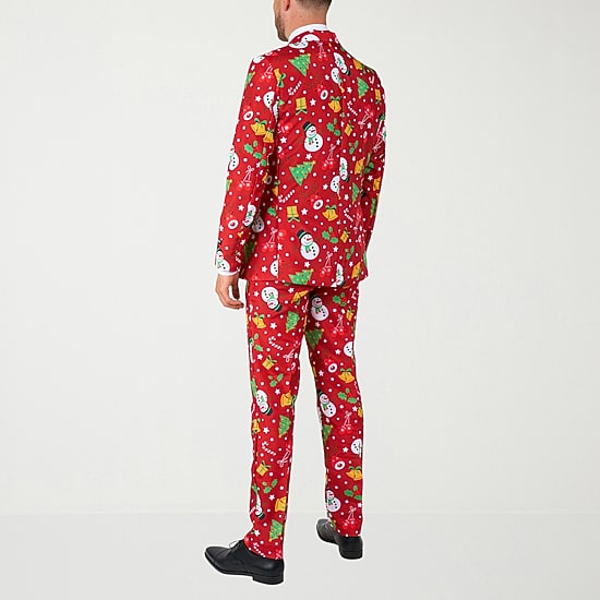 Suitmeister Light Up Christmas Mens 3-pc. Suit Set