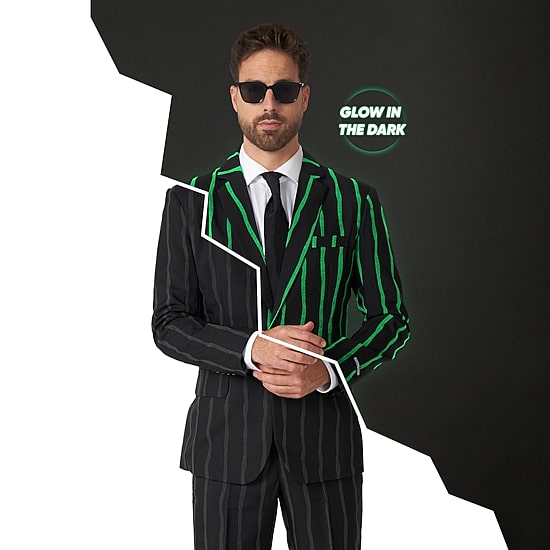 Suitmeister Glow In The Dark Mens 3-pc. Suit Set