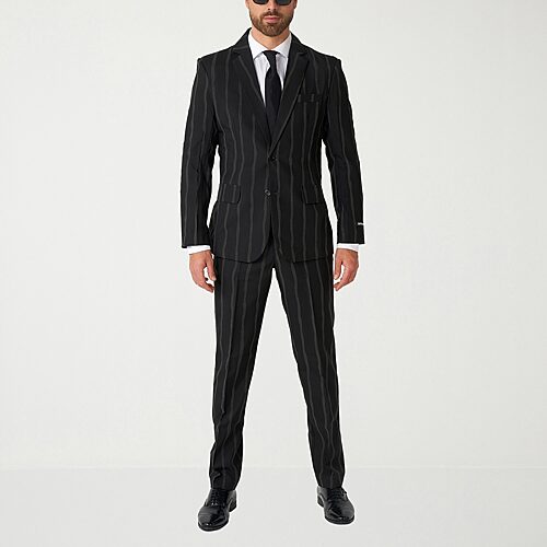 Suitmeister Glow In The Dark Mens 3-pc. Suit Set, Medium, Black