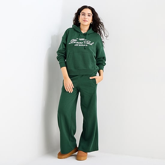 Arizona Womens Juniors Long Sleeve Fleece Active Hoodie