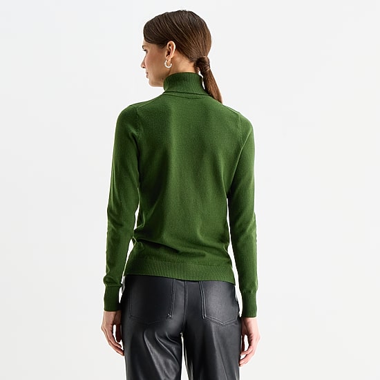 Worthington Womens Turtleneck Long Sleeve Pullover Sweater
