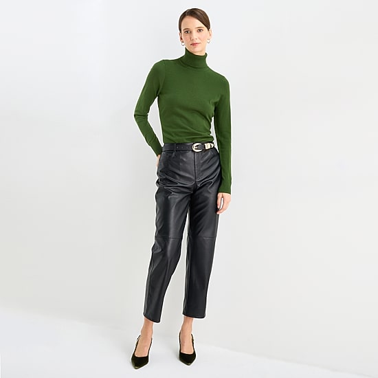 Worthington Womens Turtleneck Long Sleeve Pullover Sweater
