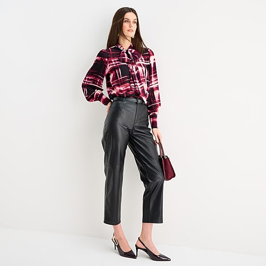 Worthington Womens V Neck Long Sleeve Blouse