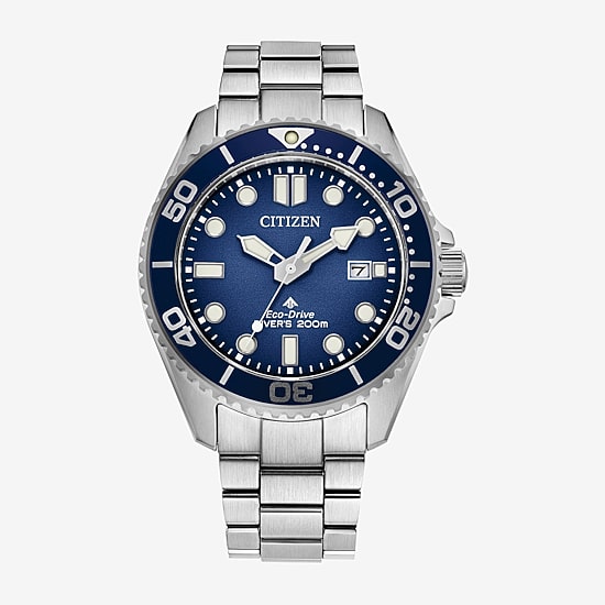 Citizen Mens Silver Tone Stainless Steel Bracelet Watch Bn0260-54l
