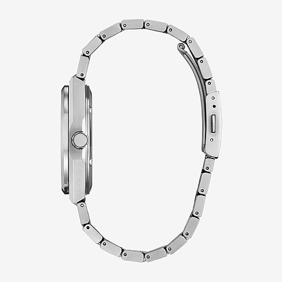 Citizen Zenshin Mens Silver Tone Bracelet Watch Aw0130-85x