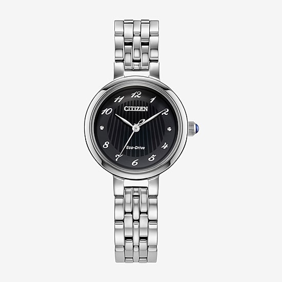 Citizen Womens Silver Tone Stainless Steel Bracelet Watch Em0990-81e