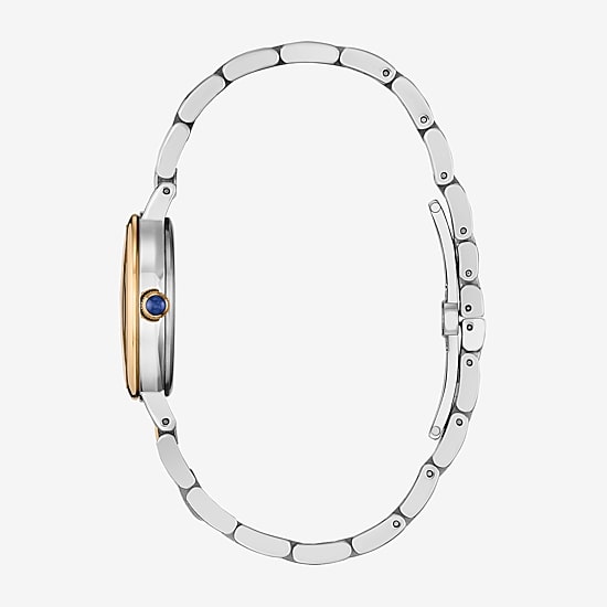 Citizen Womens Two Tone Stainless Steel Bracelet Watch Em0996-84y