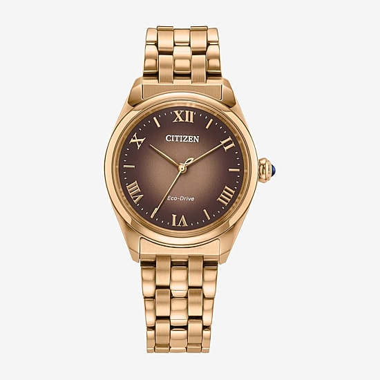 Citizen Classic Womens Rose Goldtone Stainless Steel Bracelet Watch Em1143-81z