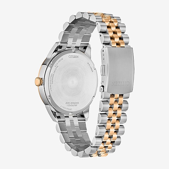 Citizen Mens Two Tone Stainless Steel Bracelet Watch Aw0156-57x