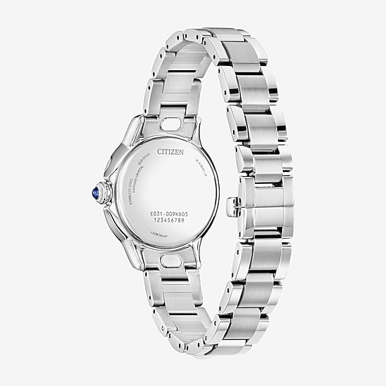 Citizen Cici Womens Silver Tone Stainless Steel Bracelet Watch Em1160-58e