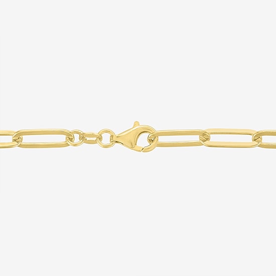 Cross (G-H, Si2-I1) Womens 1/10 CT. T.W. Lab Grown White Diamond 14K Gold Over Silver Cross 18 Inch Pendant Necklace