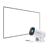 GPX 720p Projector and Screen Bundle