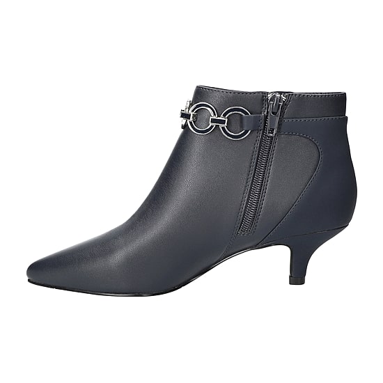 Easy Street Womens Jinx Kitten Heel Booties